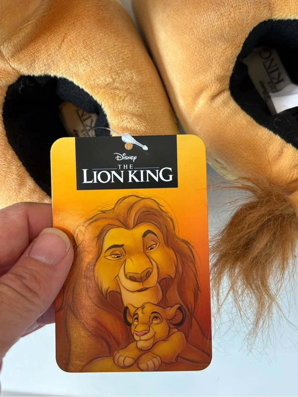 Bundle 2/$30! NEW Disney The Lion King Plush Slippers Toddler 9-10 Simba Cute